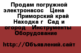 Продам погружной электронасос › Цена ­ 3 000 - Приморский край, Находка г. Сад и огород » Инструменты. Оборудование   